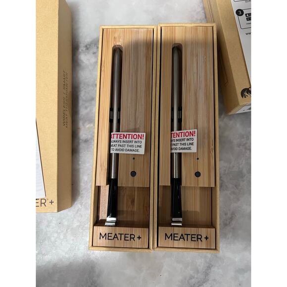 MEATER Plus Wireless Meat Thermometer Lot of 2 Smart Bluetooth BBQ Grill Probe** - Picture 11 of 13